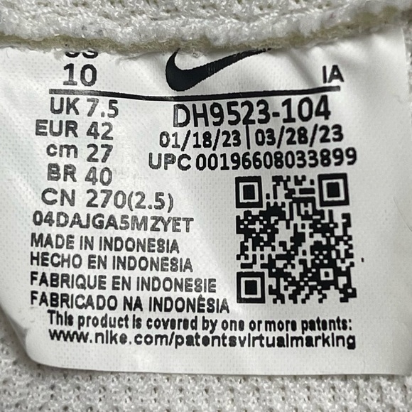 Nike Waffle Debut Women's Sail White/Lilac Retro Style Sneakers Sz 10 - Picture 3 of 16